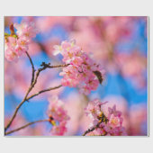 晴れた日に濃厚で甘い桜の花 ラッピングペーパー (フラット)