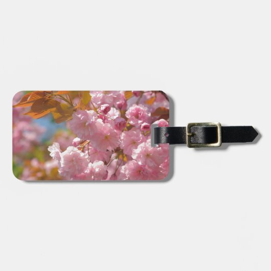 晴れた日のクワンザン桜 ラゲッジタグ (正面横)