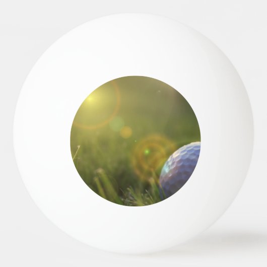 晴れた日のゴルフ 卓球ボール (正面)