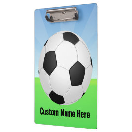 晴れた日のサッカーボール クリップボード