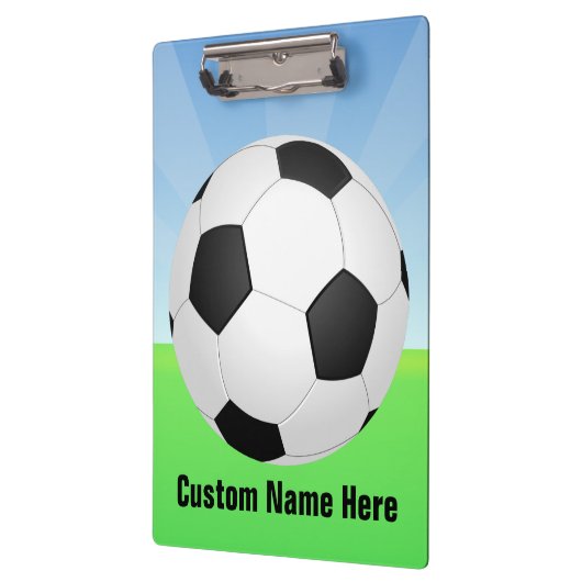 晴れた日のサッカーボール クリップボード (左)