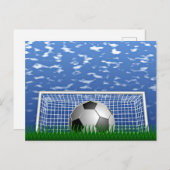 晴れた日のサッカー シーズンポストカード (正面/裏面)