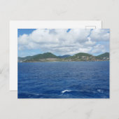 晴れた日のサンマルティン島 ポストカード (正面/裏面)