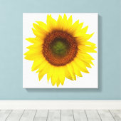 晴れた日のヒマワリのキャンバスプリントの装飾 キャンバスプリント (インサイチュ (ウッドフロア))