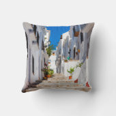 晴れた日のホワイトシティFrigilianaの空中表示  クッション (裏面)