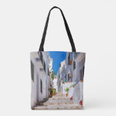 晴れた日のホワイトシティFrigilianaの空中表示 トートバッグ (裏面)