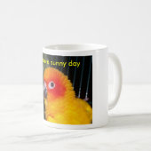 晴れた日のマグを持って下さい コーヒーマグカップ (正面右)