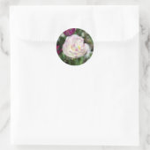 晴れた日の明るいピンクのチューリップ ラウンドシール (バッグ)