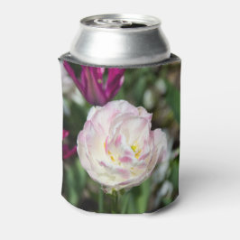 晴れた日の明るいピンクのチューリップ 缶クーラー