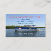 晴れた日の海海ボートツアー 名刺 (正面)