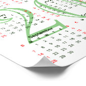 晴れた日の秋。ファインアートカレンダー2025 ポスター (角)