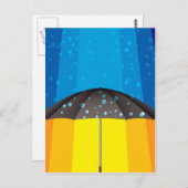 晴れた日の雨 ポストカード (正面/裏面)