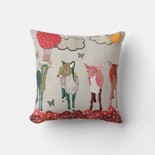 晴れた日のMojoの最も親愛で親愛な枕 クッション (正面)