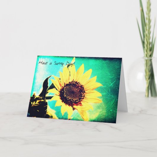 晴れた日を過ごす カード (正面)