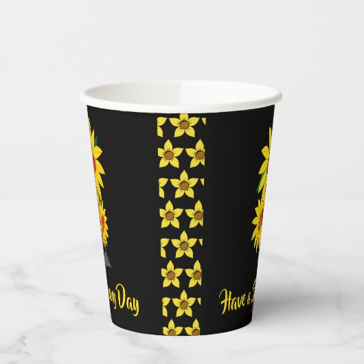 晴れた日を過ごす 紙コップ (左)