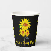 晴れた日を過ごす 紙コップ (正面)