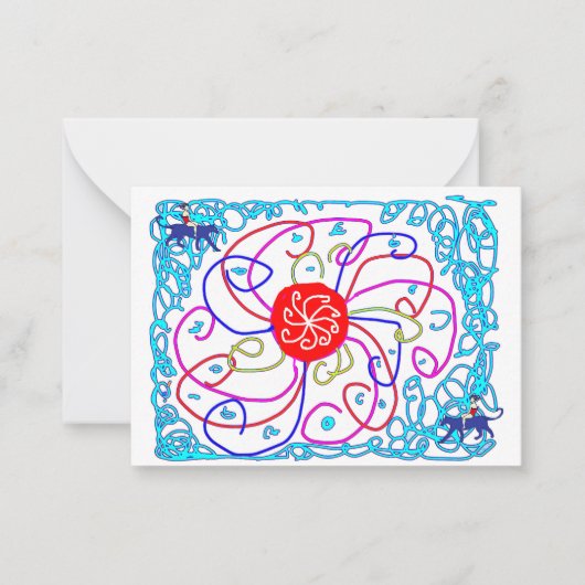 晴れた日 ノートカード (正面)