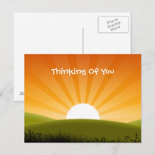 晴れた日 ポストカード (正面/裏面)