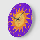 晴れた時間 ラージ壁時計 (傾斜)