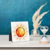 晴れた気マンマン、悩みは置き去りに フォトプラーク (インサイチュ)