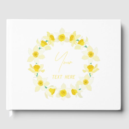 晴れた水仙。 ゲストブック (正面)