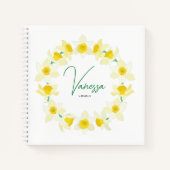 晴れた水仙。 ノートブック (正面)