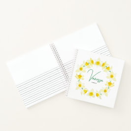 晴れた水仙。 ノートブック