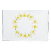 晴れた水仙。 枕カバー (裏面)