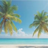 晴れた目的地の雰囲気 シール (正面)