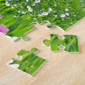 晴れた空の下のワイルドフラワーガーデン ジグソーパズル (側面)