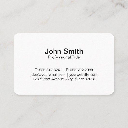 晴れた空 | 緑の風景の葉 名刺 (裏面)