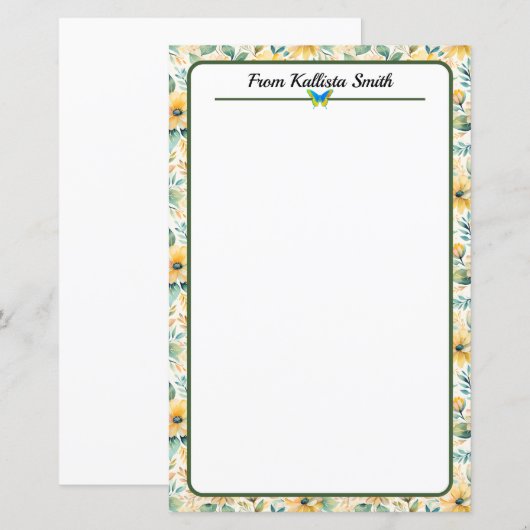 晴れた金ゴールドの花 (正面/裏面)