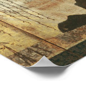 晴れた風景 ポスター (角)