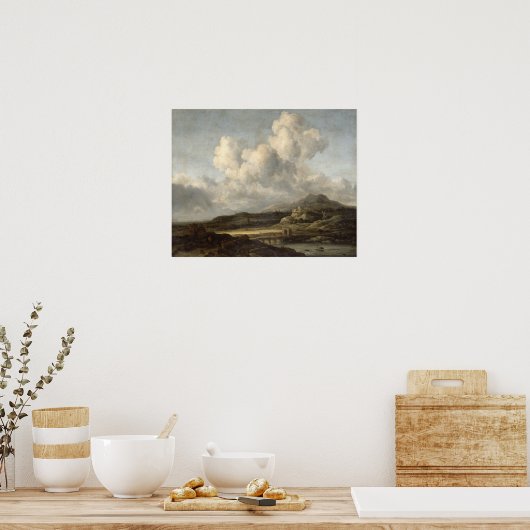 晴れた風景 ポスター (キッチン)