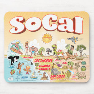 晴れたSoCalマウスパッド マウスパッド