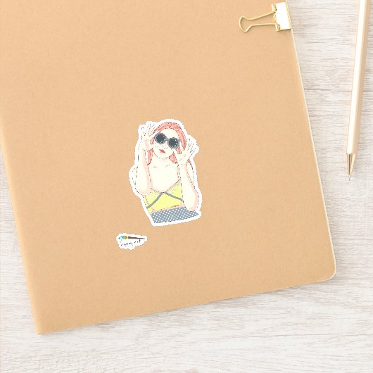 晴れてる シール (ノートブック)