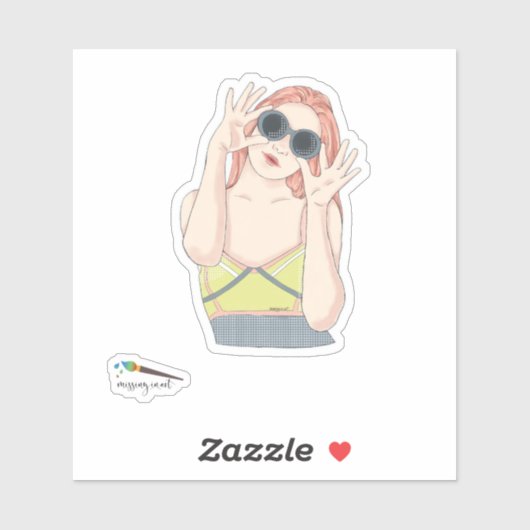 晴れてる シール (シート)