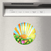 晴れの日の磁カラフル石 マグネット (インサイチュ (食洗機))