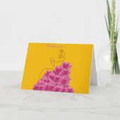 晴れやかな思い出：これがあなたの日を明るくする願い サンキューカード (正面)