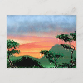 晴れやかな熱帯雨林 ポストカード