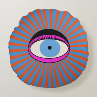 晴れやかな目 ラウンドクッション