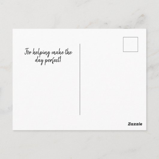 晴れ渡る青い夏の空と雲 ポストカード (裏面)