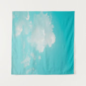 晴れ渡る青空と雲 タペストリー (正面(横))