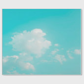 晴れ渡る青空と雲 ラッピングペーパー (フラット)