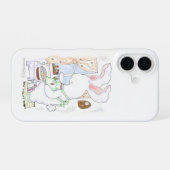 晴れ男クック  iPhone 16ケース (裏面横)