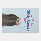 晴れ着素晴らしの写真を撮る キッチンタオル (横)