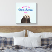 晴れ着素晴らしの写真を撮る キャンバスプリント (インサイチュ (寝室))