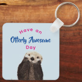 晴れ着素晴らしの写真を撮る キーホルダー (裏面)