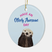 晴れ着素晴らしの写真を撮る セラミックオーナメント (左)