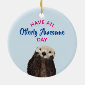 晴れ着素晴らしの写真を撮る セラミックオーナメント (裏面)